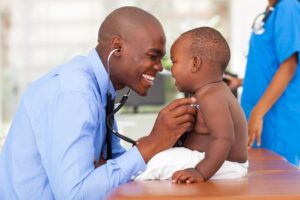 Doctor and Child Smiling