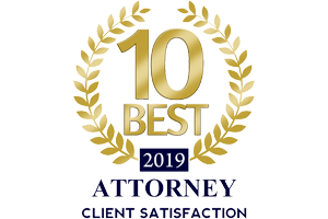 10 Best 2019 Attorney Client Satisfaction - Badge